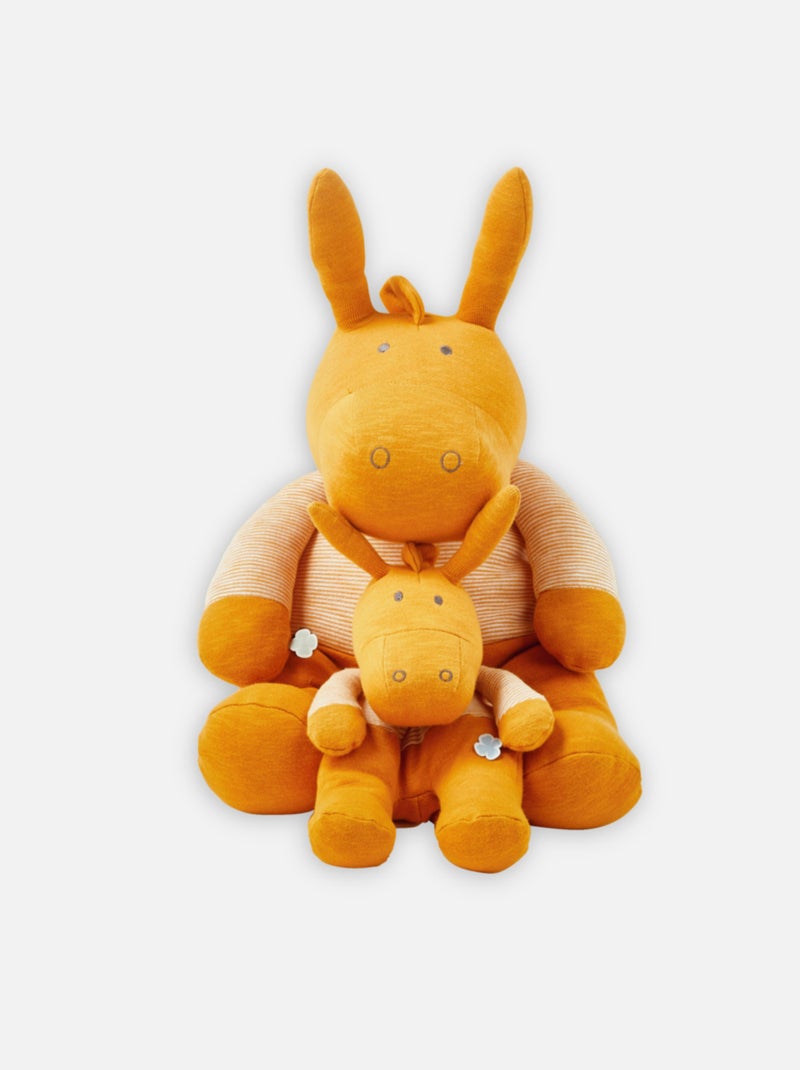 Peluche coton BIO 40cm Paco ocre Noukie's Jaune - Kiabi