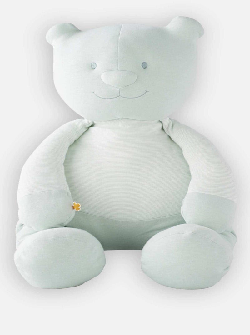 Peluche coton BIO 70cm Nouky - Vert - 0.00€ - Kiabi