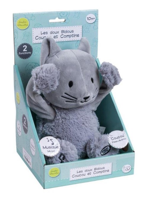 Peluche Coucou et Comptine Oscar le Chat - Kiabi