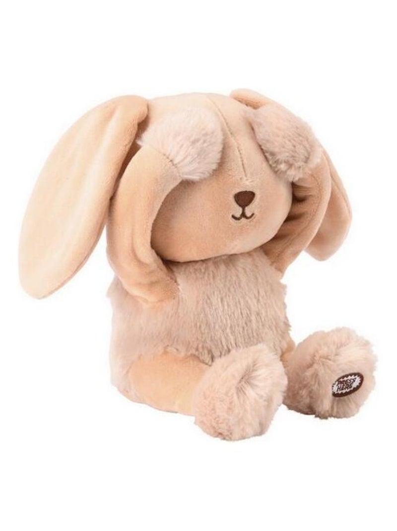 Peluche Coucou et Comptine Valentin Le lapin Beige - Kiabi