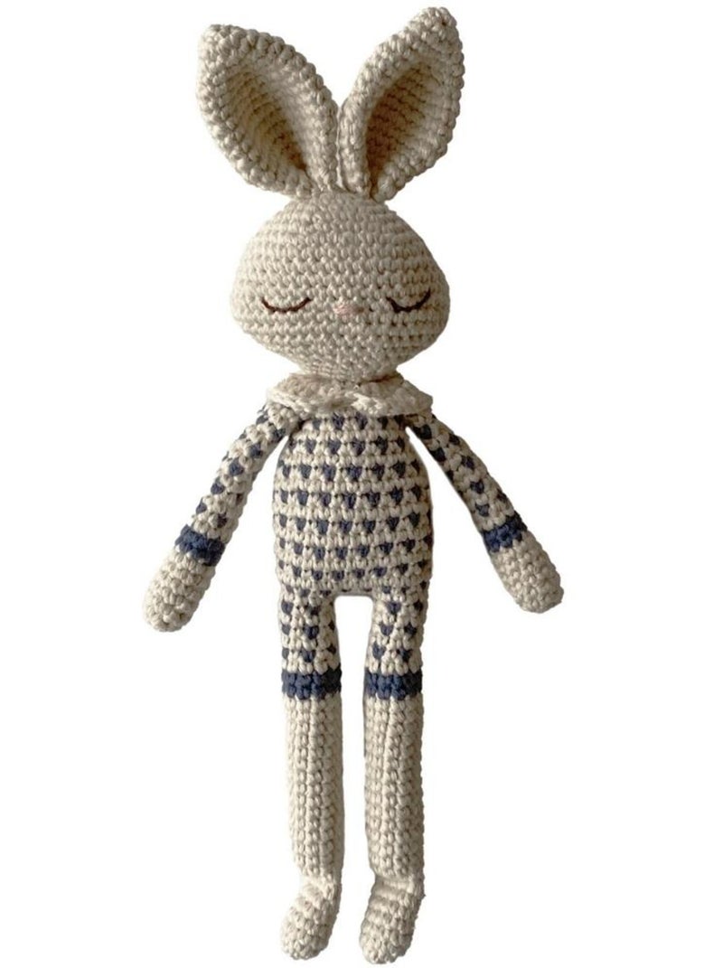 Peluche Crochetée Bea Lapin Bleu (25 Cm) Bleu - Kiabi
