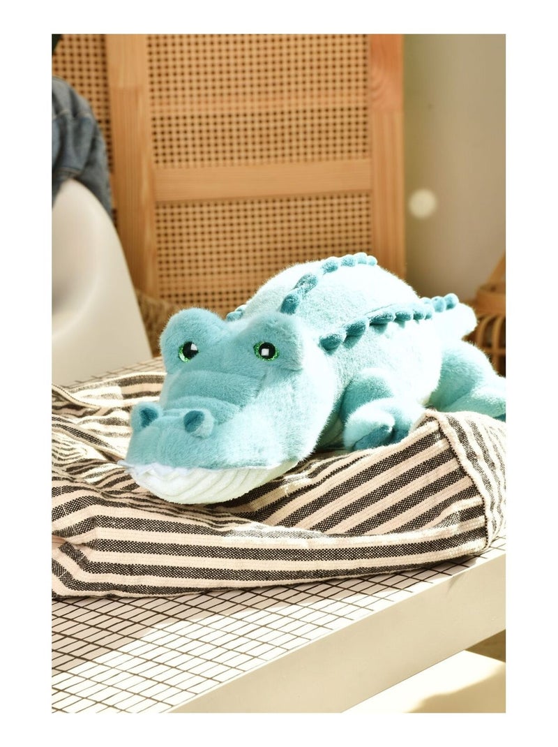 Peluche Crocodile Lagoon 60 cm Bleu - Kiabi