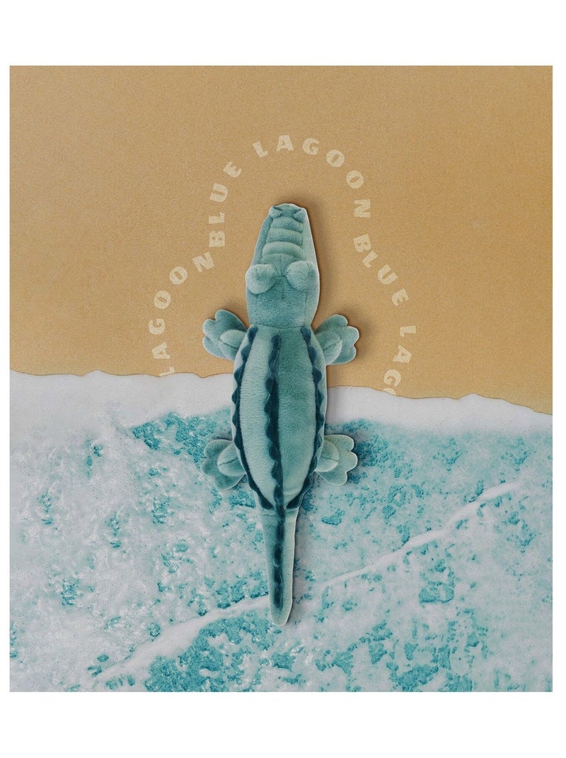 Peluche Crocodile Lagoon 60 cm Bleu - Kiabi