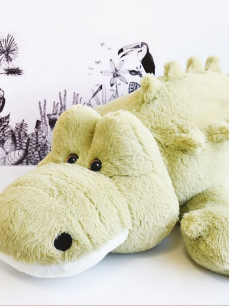Peluche Croco'doux 80 cm Vert - Kiabi