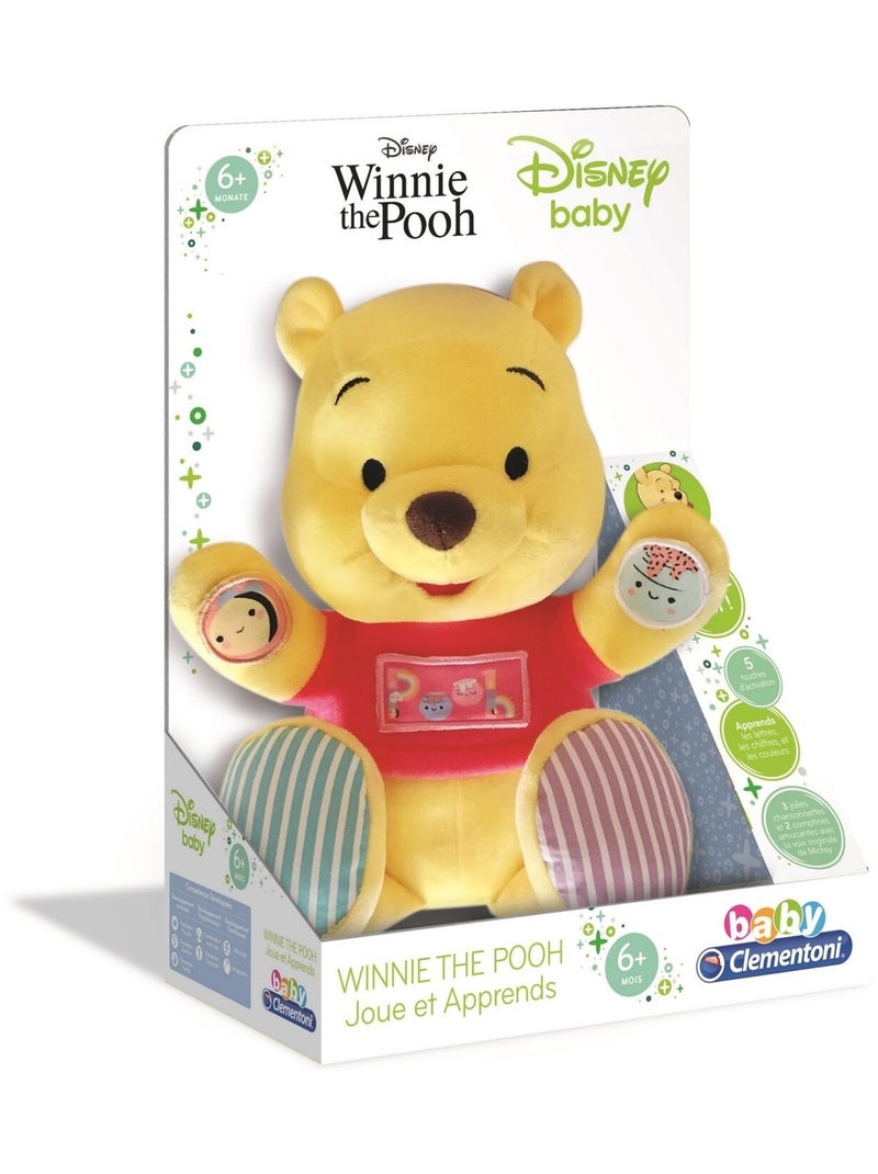 Peluche D'activité Winnie L'ourson - Disney - Clementoni Multicolore - Kiabi