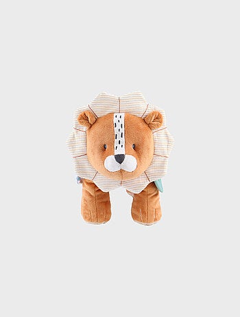 Peluche d'activités Babou en Veloudoux et mousseline, caramel Noukie's