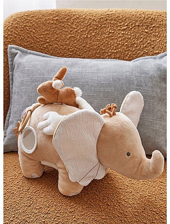 Peluche d'activités Popsie en Veloudoux® et mousseline de coton, poudré Noukie's