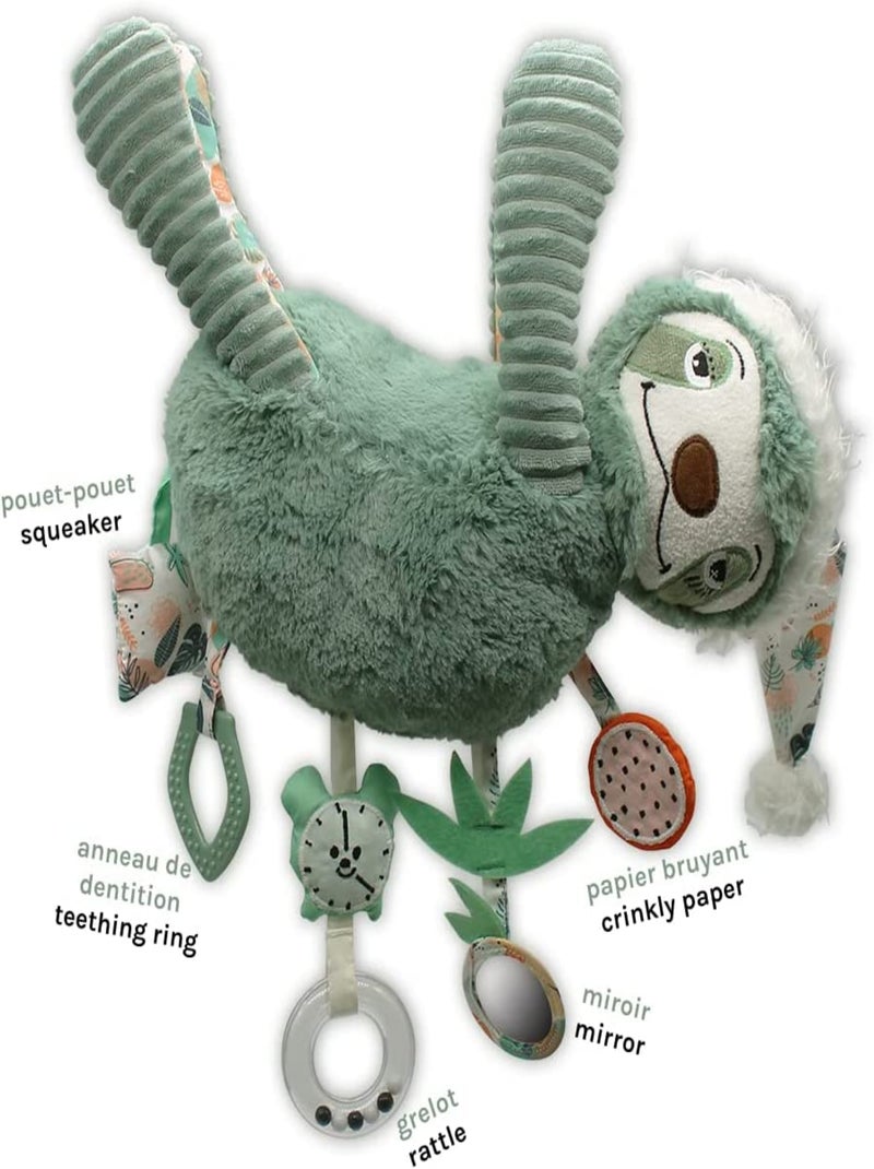 Peluche d'activités Chillos le paresseux Vert - Kiabi