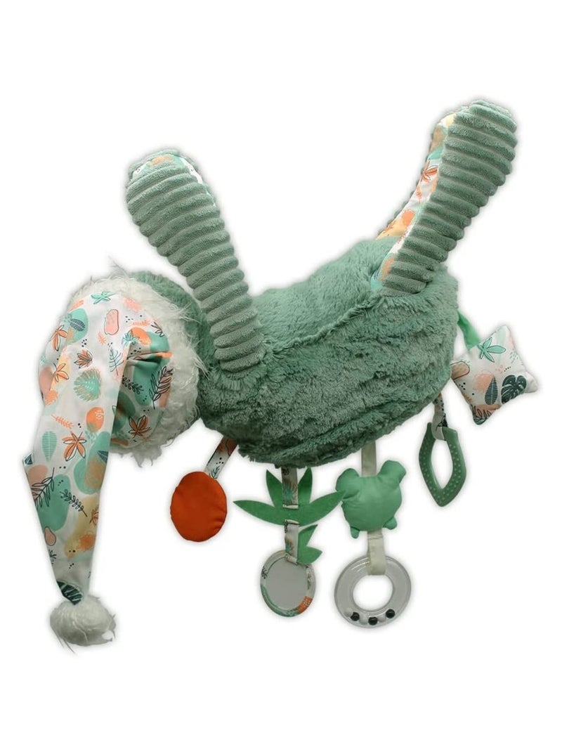 Peluche d'activités Chillos le paresseux Vert - Kiabi