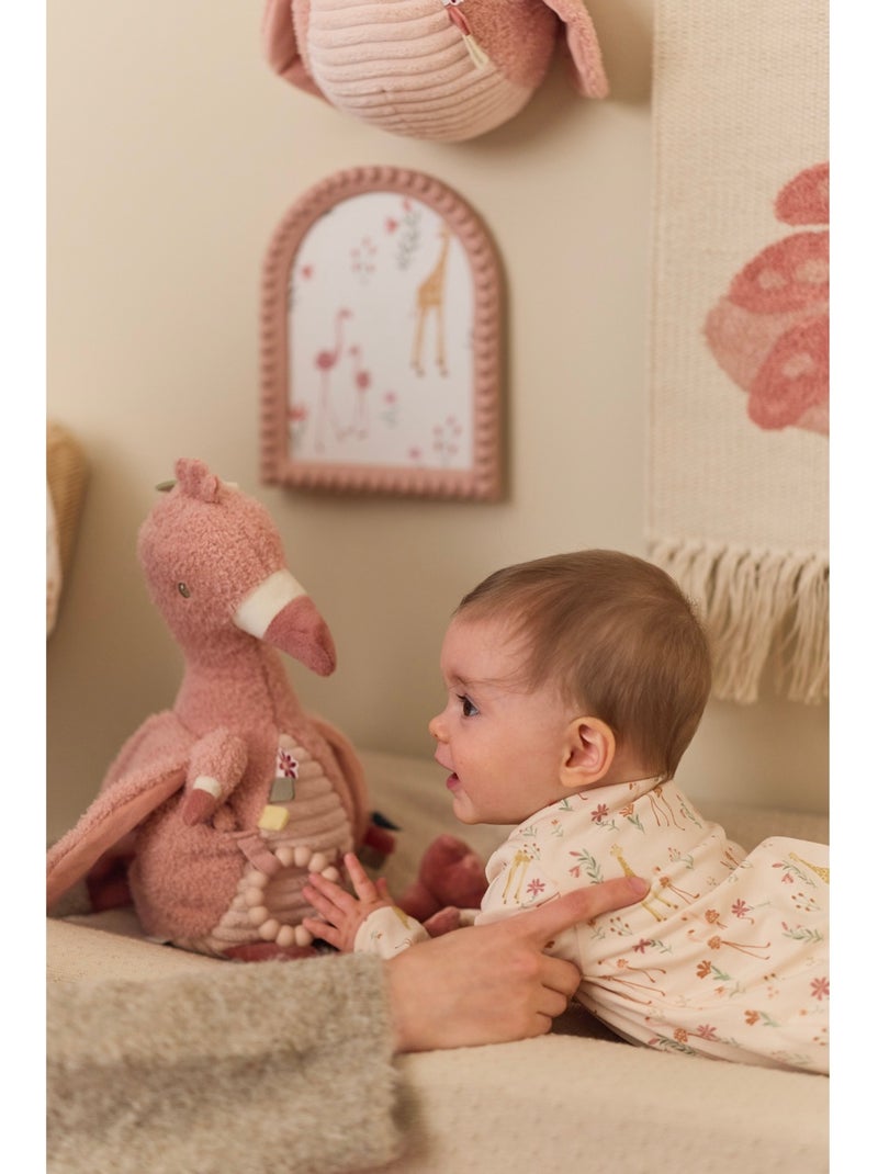 Peluche d'activités Flamant rose Rose - Kiabi
