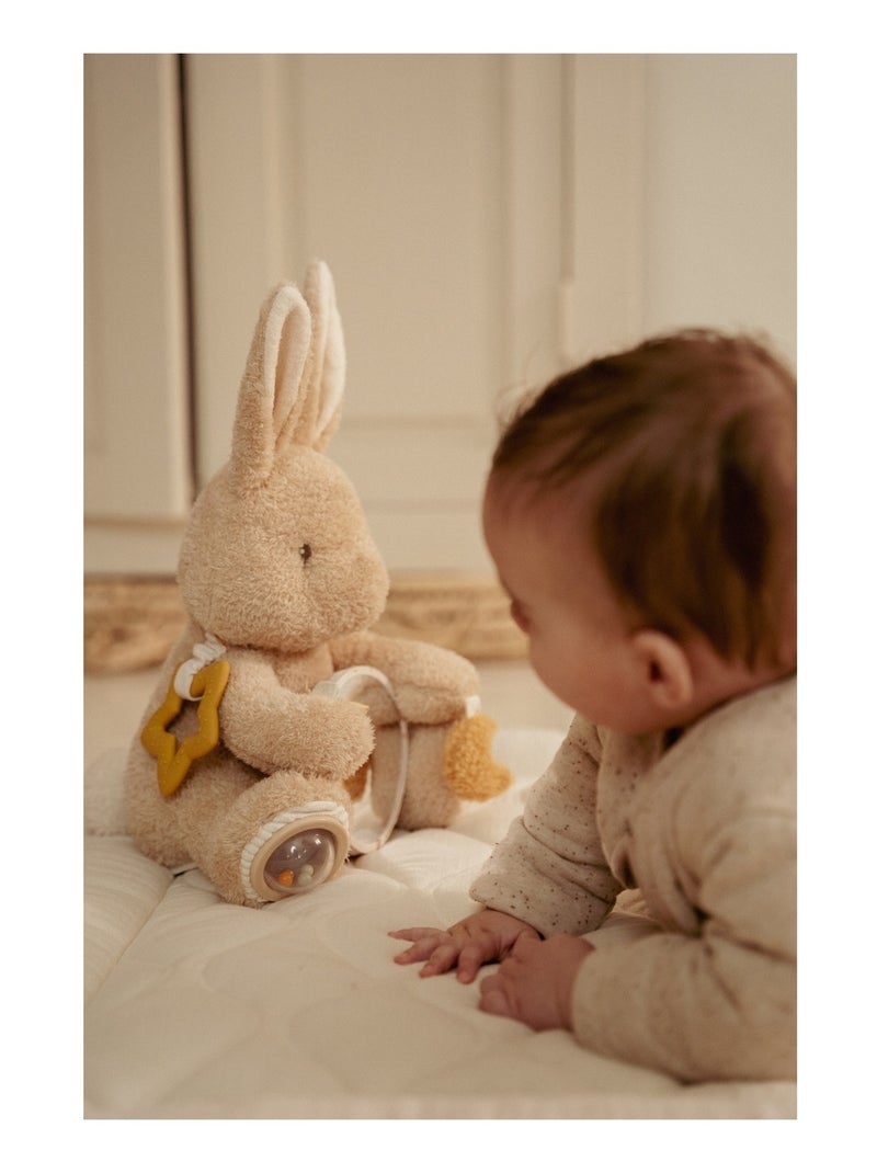 Peluche d'activités lapin Newborn Marron - Kiabi