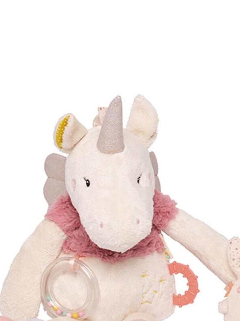 Peluche d'activités licorne Lilou et Perlin Rose - Kiabi
