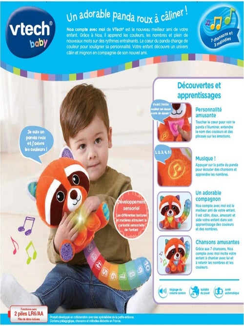 Peluche d'activités Noa compte avec moi - Kiabi