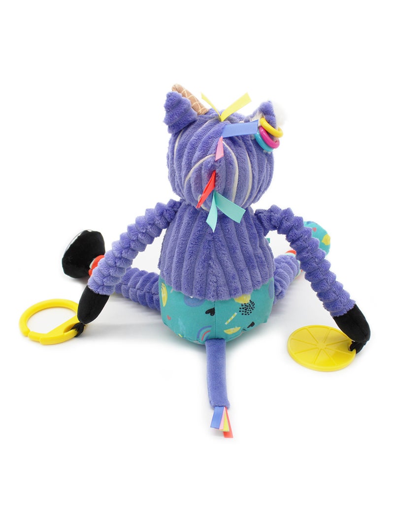 Peluche d'activités nomade Violet - Kiabi