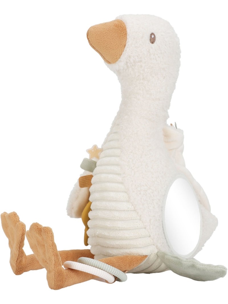 Peluche d'activités oie Newborn Beige - Kiabi