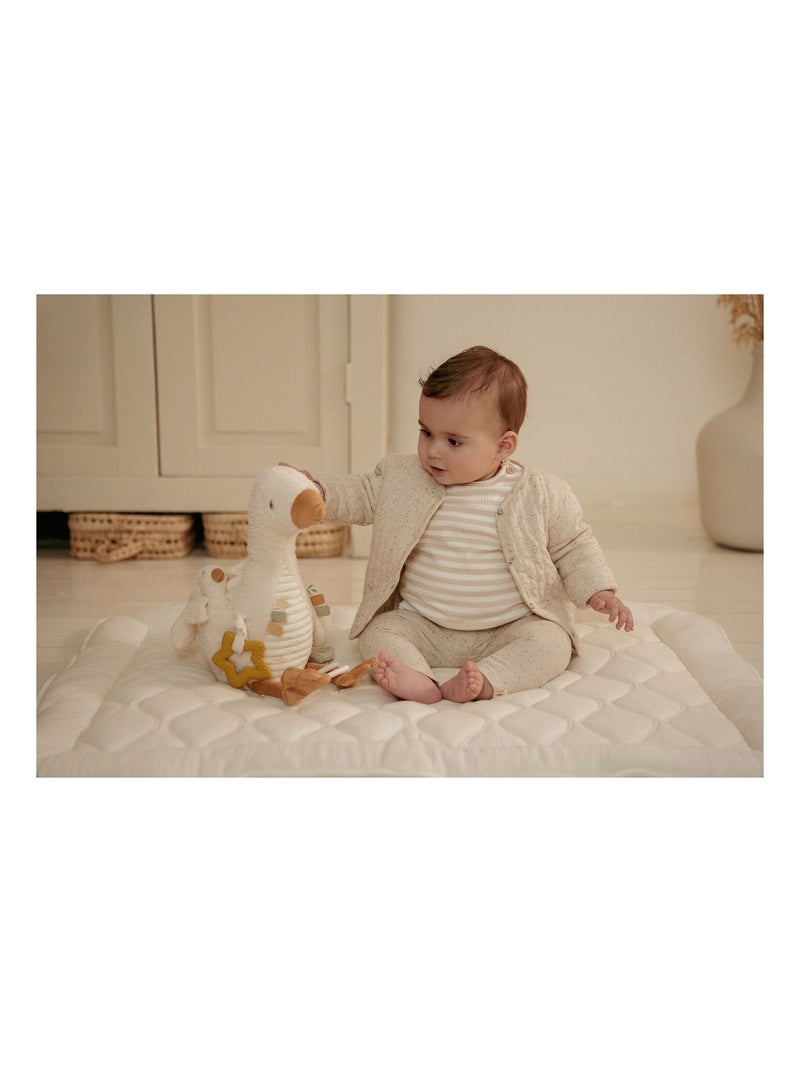 Peluche d'activités oie Newborn Beige - Kiabi