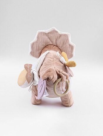 Peluche d'activités Popsie en Veloudoux® et mousseline de coton, poudré Noukie's