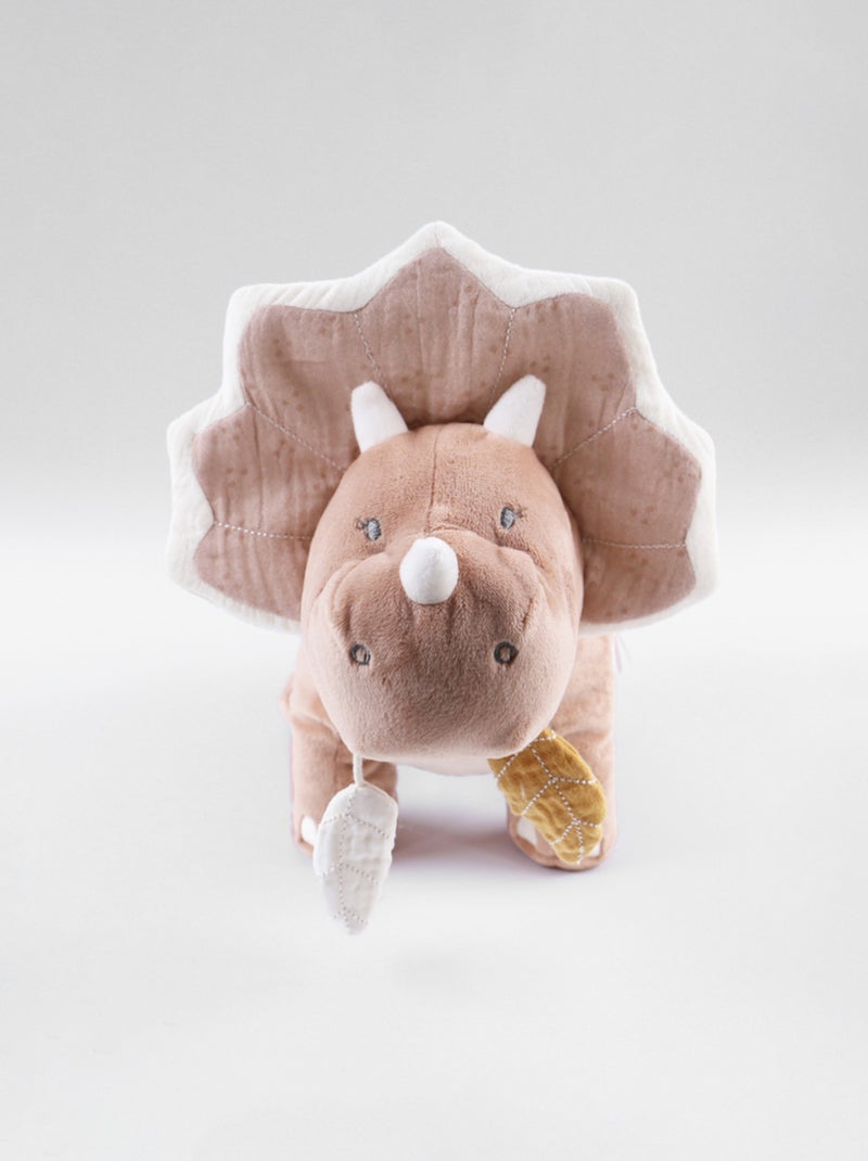 Peluche d'activités Popsie en Veloudoux® et mousseline de coton, poudré Noukie's Rose - Kiabi