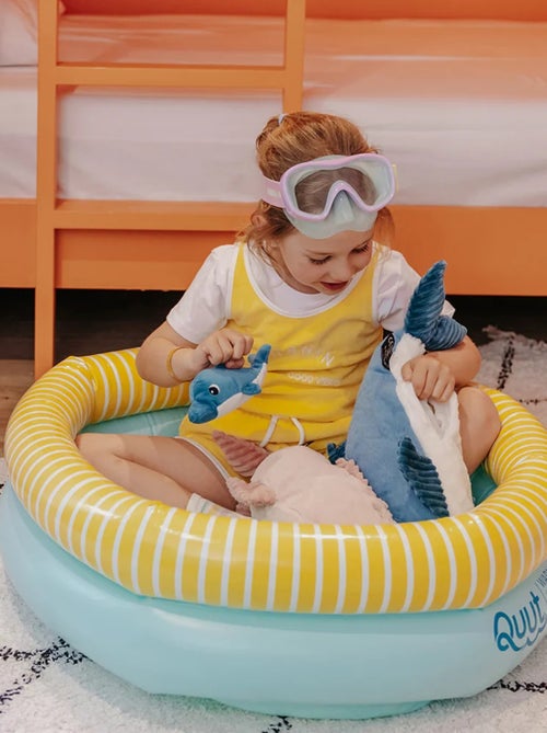 Peluche dauphin maman et son bébé bleu - Kiabi