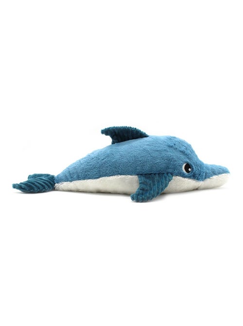 Peluche dauphin maman et son bébé bleu - Kiabi