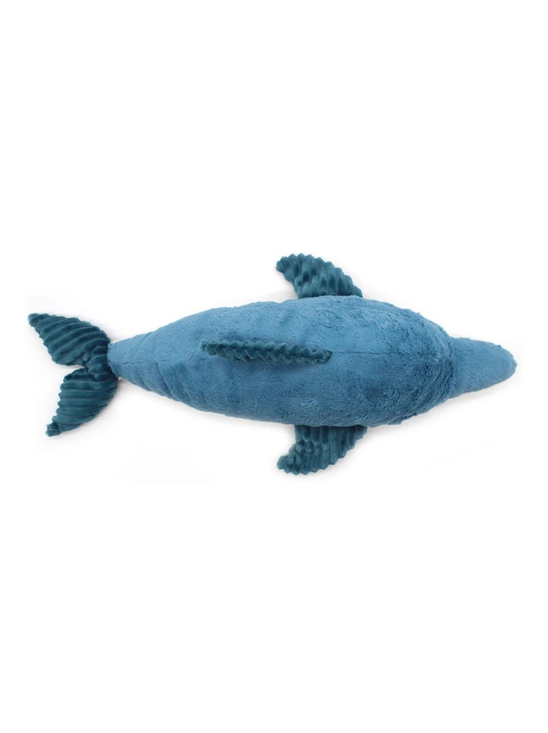 Peluche dauphin maman et son bébé bleu Bleu - Kiabi