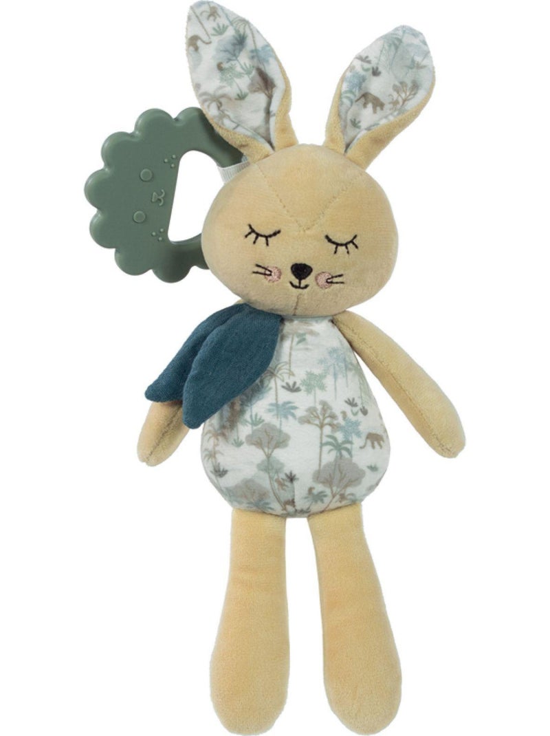 Peluche de dentition Lapin Serengueti (28 cm) Bleu - Kiabi