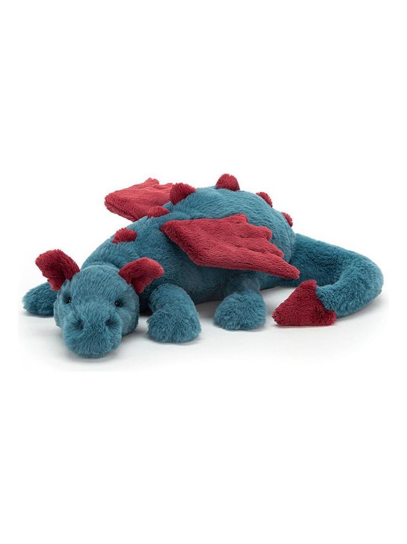 Peluche Dexter Dragon - L: 14 cm x l : 50 cm x H: 12 cm Blanc - Kiabi