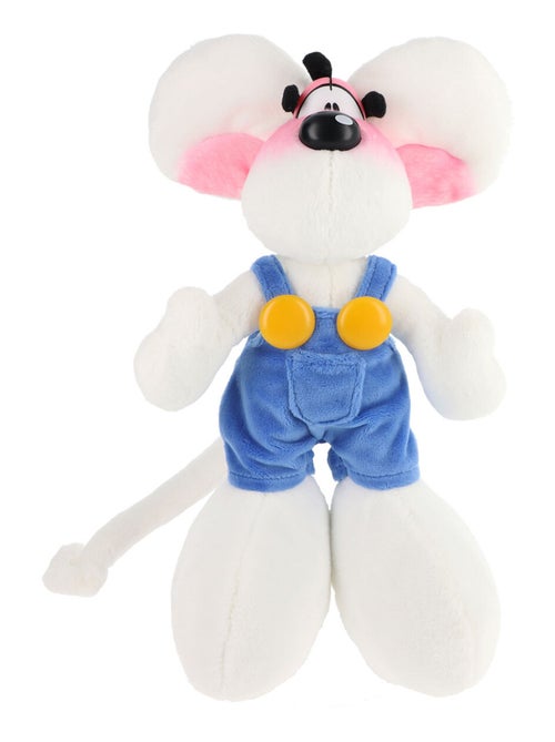 Peluche Diddl en salopette bleue 30 cm - Kiabi