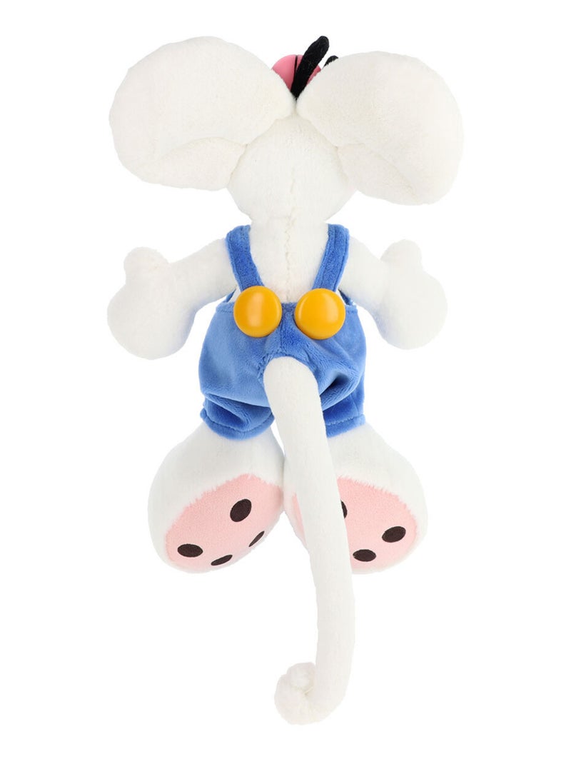 Peluche Diddl en salopette bleue 30 cm Blanc - Kiabi