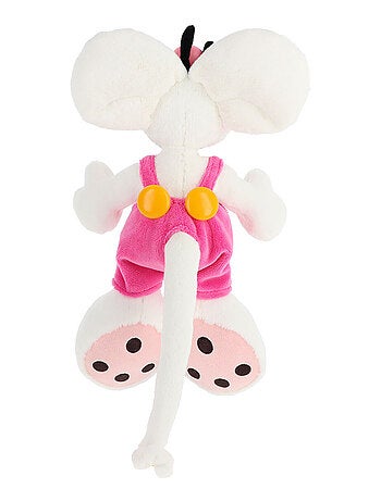 Peluche Diddl en salopette rose 30 cm