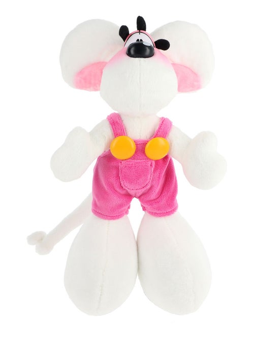 Peluche Diddl en salopette rose 30 cm - Kiabi