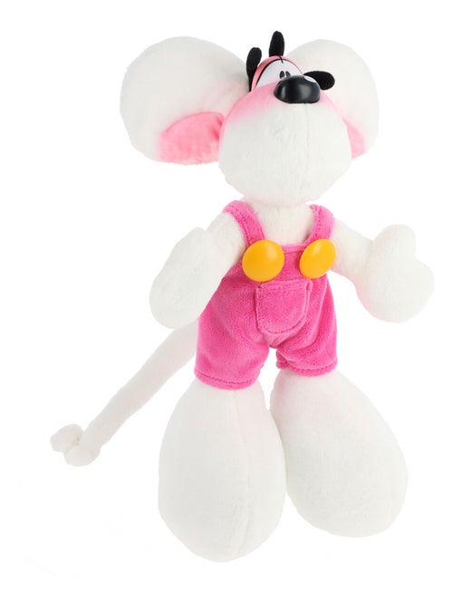 Peluche Diddl en salopette rose 30 cm - Kiabi
