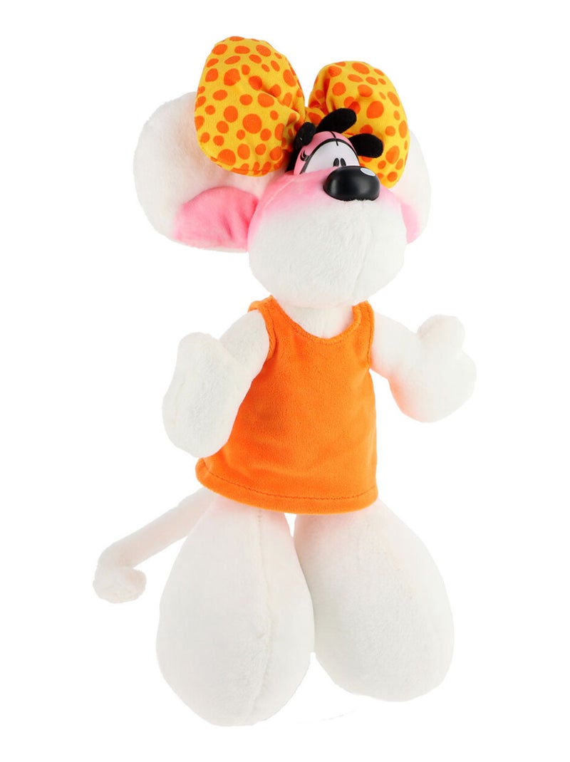Peluche Diddlina en robe orange 30 cm Blanc - Kiabi