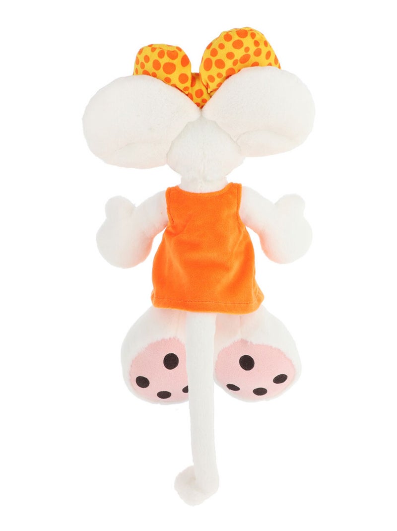Peluche Diddlina en robe orange 30 cm Blanc - Kiabi