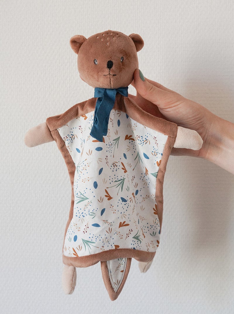 Peluche doudou - Loutre Bleu - Kiabi