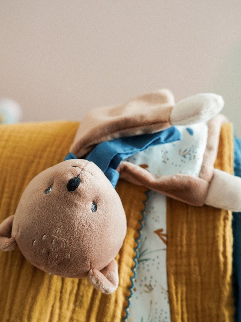 Peluche doudou - Loutre Bleu - Kiabi