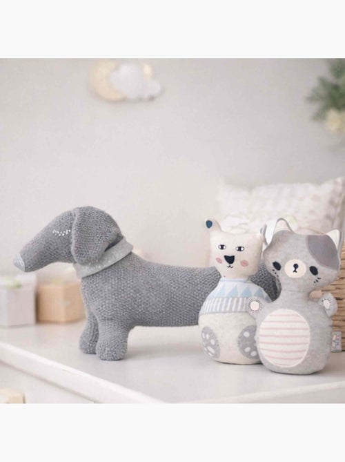 Peluche  doudou chien TECKEL SEVIRA KIDS - Kiabi