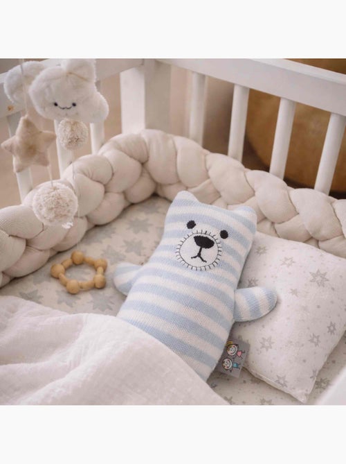 Peluche doudou ourson en coton tricoté SEVIRA KIDS - Kiabi