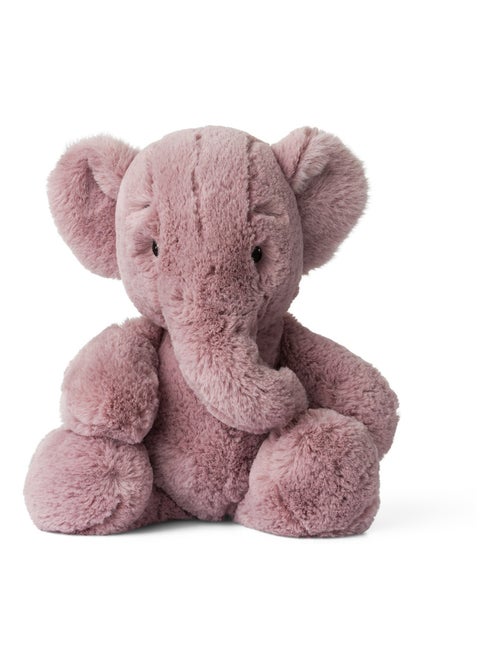 Peluche Ebu éléphant rose 29 cm - Kiabi