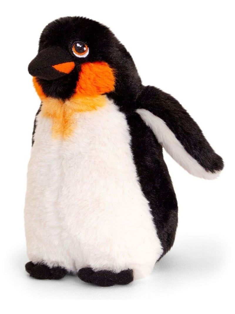 Peluche éco-responsable manchot empereur 19 cm Noir - Kiabi