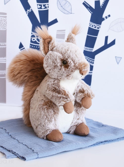 Peluche écureuil ou renard polyester collection DANS LA CAMPAGNE Ecureuil - Kiabi