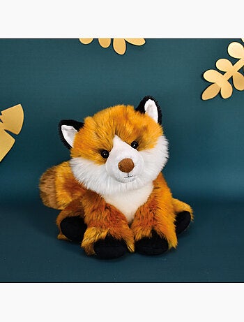 Peluche écureuil ou renard polyester collection DANS LA CAMPAGNE Renard