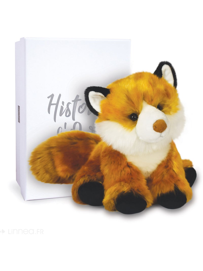Peluche écureuil ou renard polyester collection DANS LA CAMPAGNE Renard Marron caramel - Kiabi