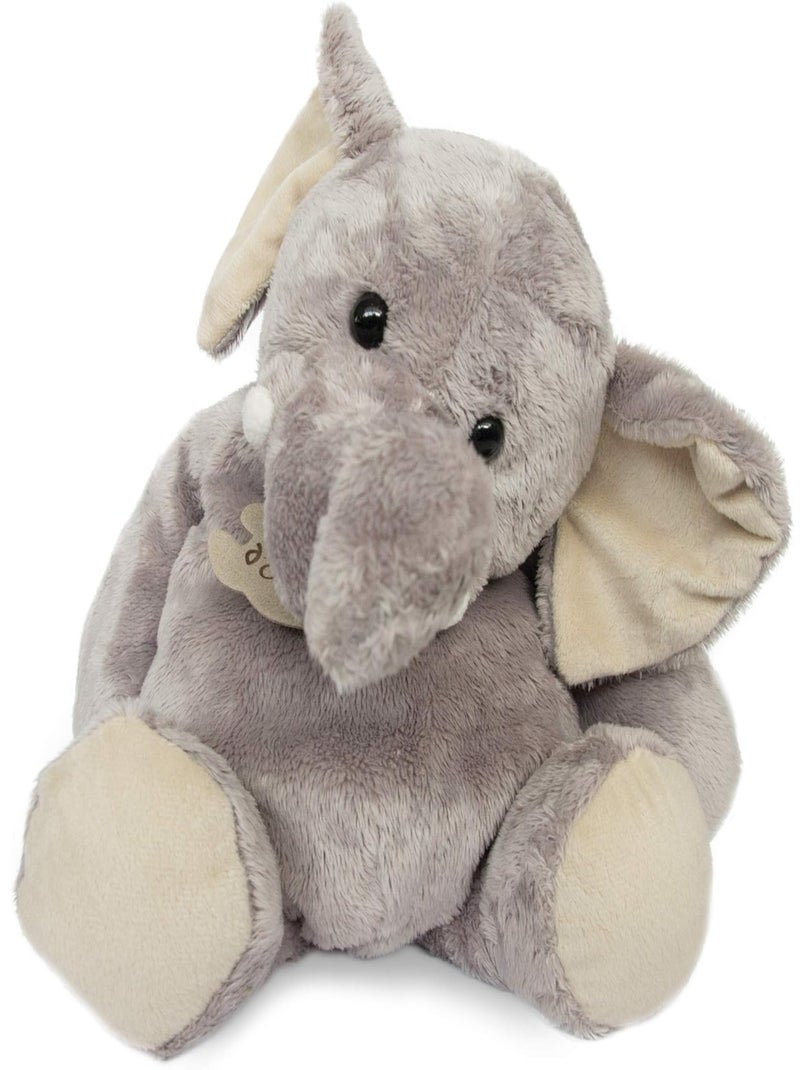 Peluche Éléphant 38 cm Marron - Kiabi