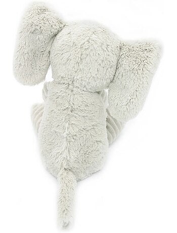 Peluche éléphant maman et son bébé gris