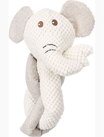 Peluche éléphant pour chien