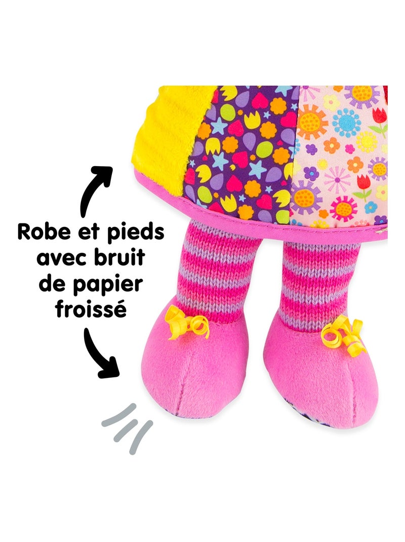 Peluche emilie mon amie à clip pour landau et poussette Multicolore - Kiabi