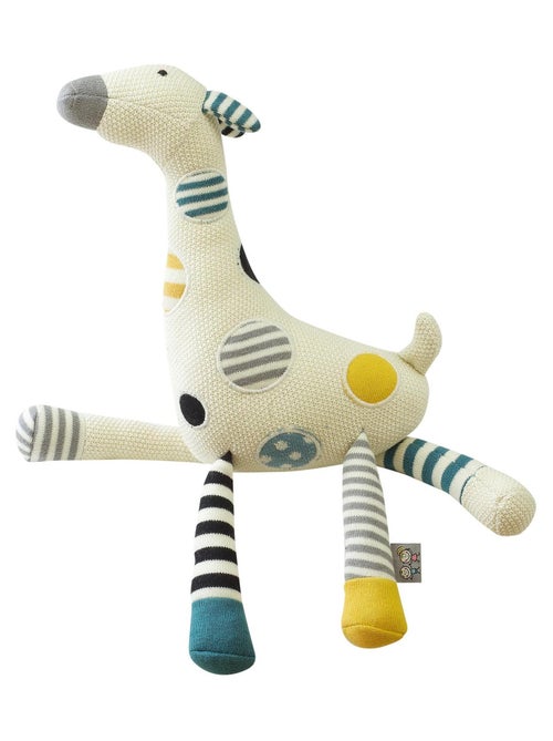 Peluche en coton maille tricot - Doudou Girafe SEVIRA KIDS - Kiabi