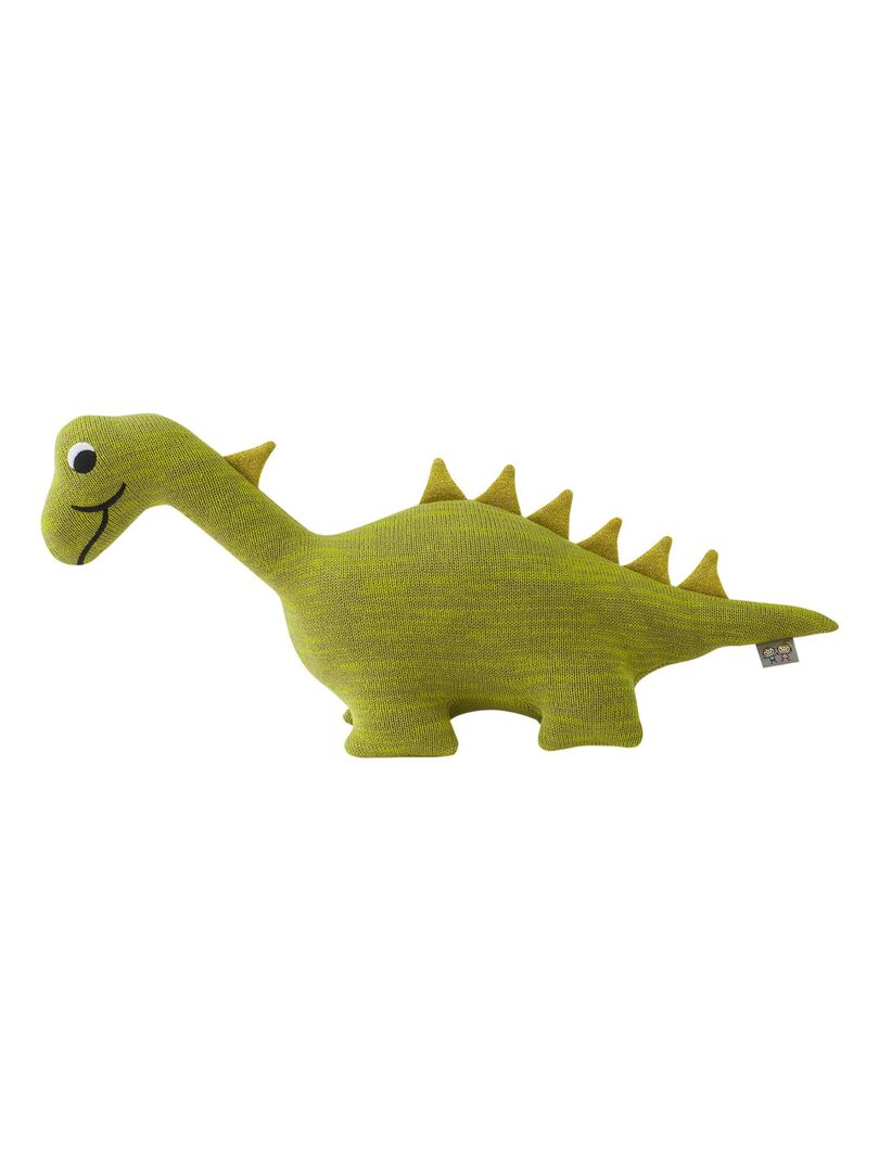 Peluche en coton tricot, Dinosaure Vert - Kiabi