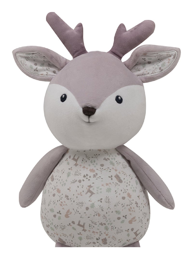 Peluche faon de 30 cm esprit enchanté Mauve lilas - Kiabi